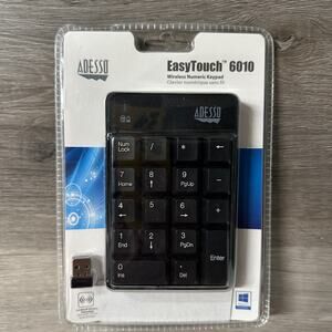 Adesso EasyTouch 6010 Wireless Numeric Keypad, Sealed, New in box